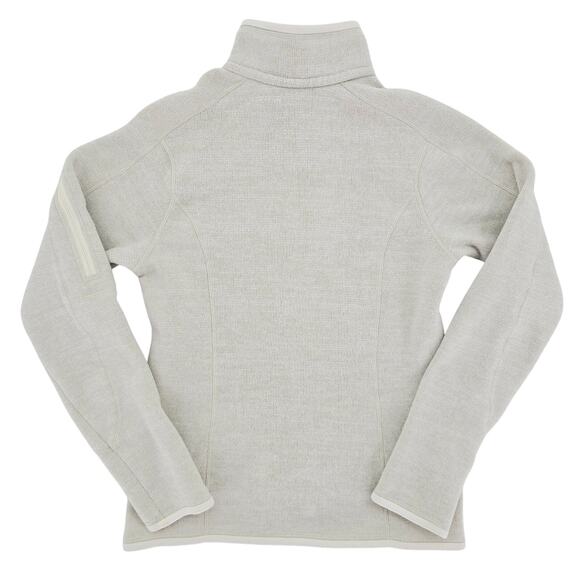 Patagonia Women's Pullover Fleece Half Zip Jacket Cream S - Picture 2 of 5